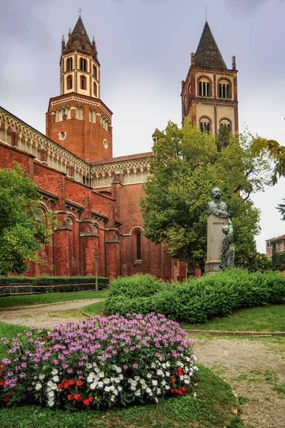 Basilica Sant Andrea Bellissimo Monumento Del Primo Gotico Italiano Conservando — Foto Stock