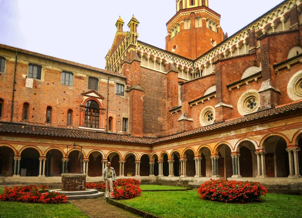 Basilica Andrew Beautiful Monument Early Italian Gothic Retaining Features Romanesque — Zdjęcie stockowe