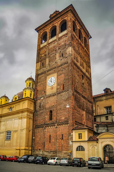 Cathedral Vercelli Founded 4Th Century Dedicated Saint Eusebius First Bishop — Zdjęcie stockowe