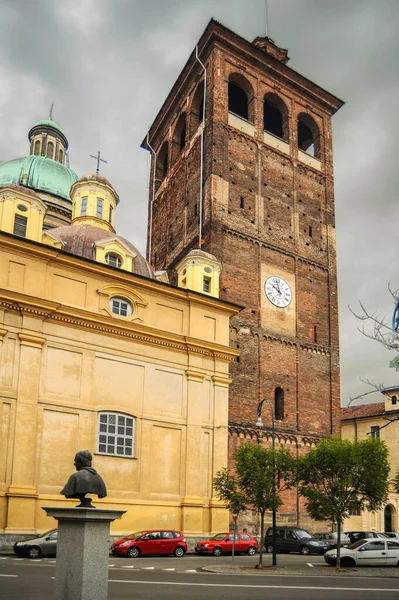Cathedral Vercelli Founded 4Th Century Dedicated Saint Eusebius First Bishop — Zdjęcie stockowe