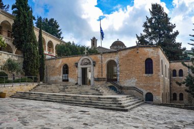 In the Troodos Mountains, in 1170, the monk Neophyte founded a monastery in the cave of Enclistra. After centuries of ruin and abandonment, the monastery was rebuilt and became a holy place in Cyprus   