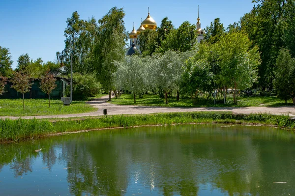 Ville Dmitrov Même Âge Que Moscou Citadelle Kremlin Été Construite — Photo