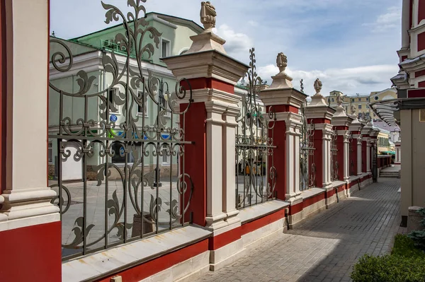 Most Majestic Luxurious Temple Bank Moscow River Kremlin Built 1769 — 图库照片