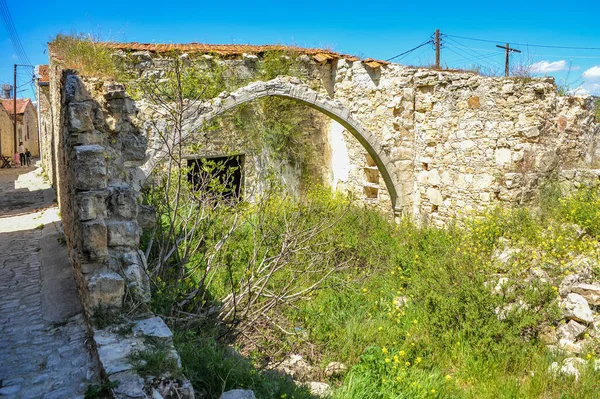 Horská Obec Lofu Známá Století Svým Názvem Lofos Kopec Popisuje — Stock fotografie