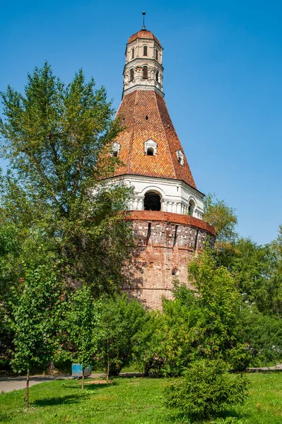 Het Simonov Klooster Van 14E Eeuw Dat Hoofdstad Vanuit Het — Stockfoto