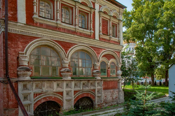 Pałacu Averky Kirillov Europejski Styl Barokowy Został Fragmentarycznie Nałożony Rosyjski — Zdjęcie stockowe