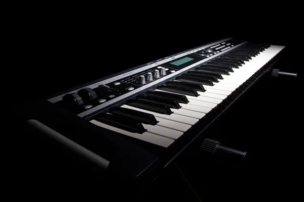 Synthesizer in shadow — Stock Photo, Image