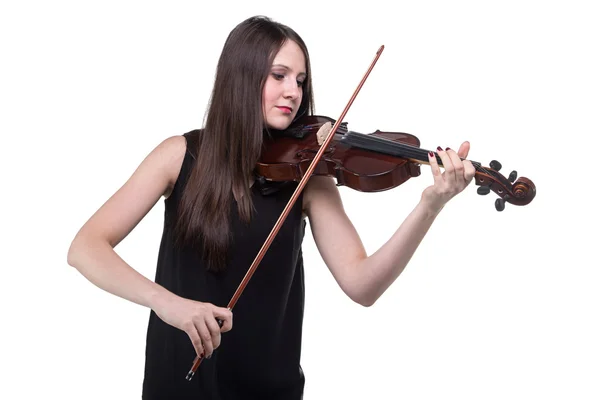 Jovem com violino — Fotografia de Stock