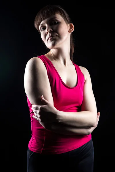 Trainer with arms crossed — Stock Photo, Image