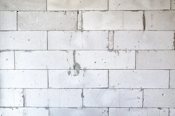 Textura de uma parede de tijolo leve durante — Fotografia de Stock