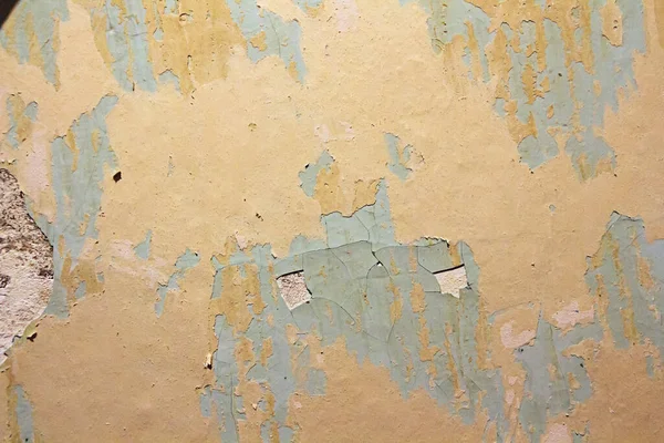 Foto della trama della parete con vecchia vernice squallida — Foto Stock