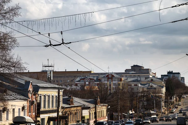 Photo of the city street with old buildings — Stock Photo, Image