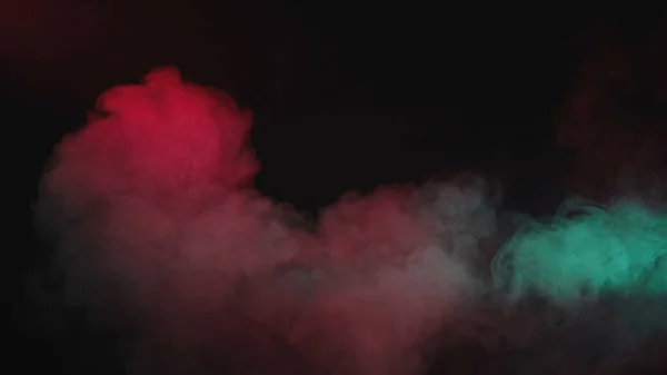 Obrázek barevného zakaleného kouře z elektronické cigarety — Stock fotografie
