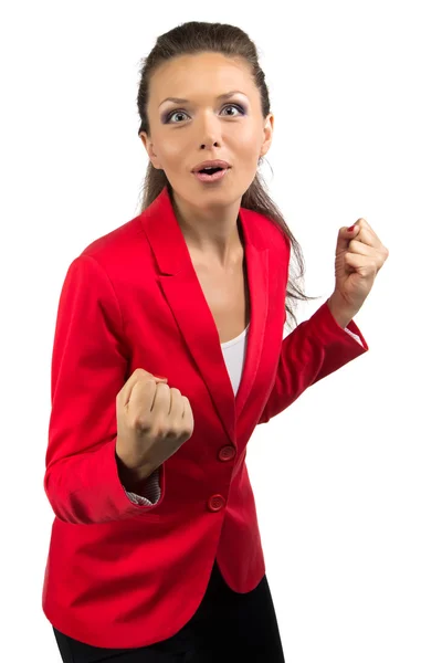 Portrait of happy businesswoman — Stock Photo, Image