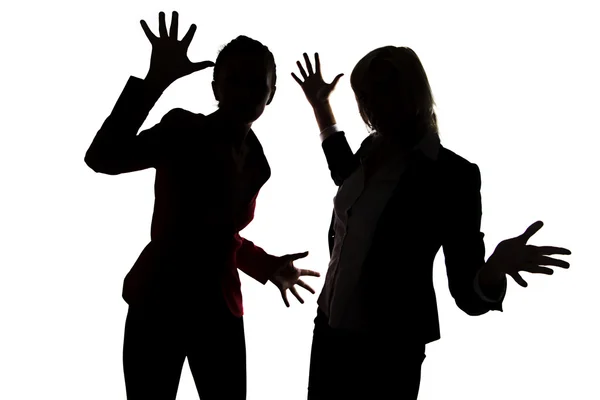 Due donne stanno ballando — Foto Stock