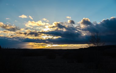 Gün batımından görüntüsünü