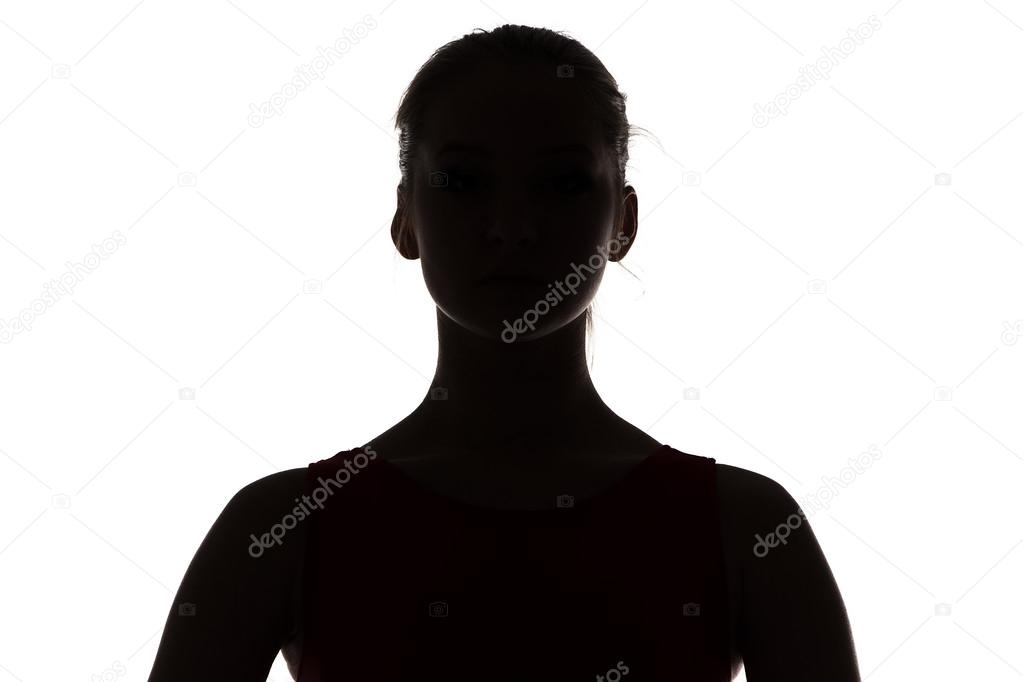 Photo of silhouette teenage girl