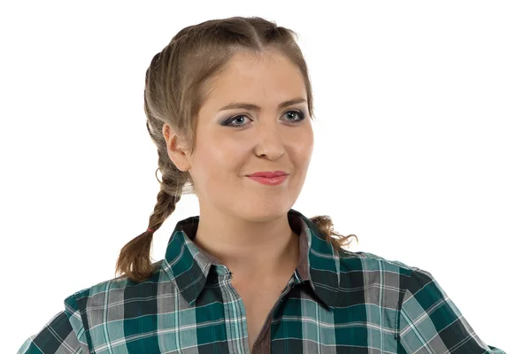 Photo of young farmer woman — Stock Photo, Image