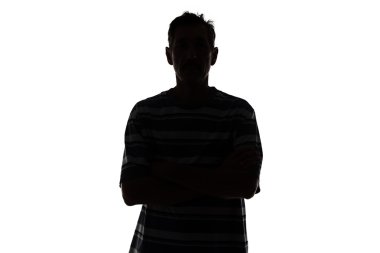 Yetişkin adam silüeti