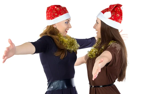 Photo de deux jeunes femmes embrassées — Photo