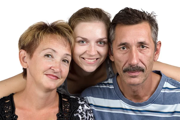 Porträtt av familjen stabil — Stockfoto