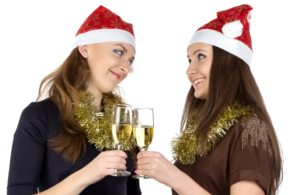 Foto di donne con bicchieri champagne — Foto Stock