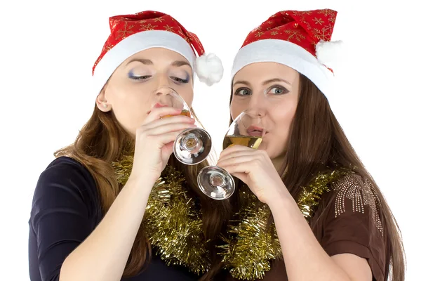 Foto de mujeres bebiendo con los vasos Imagen De Stock