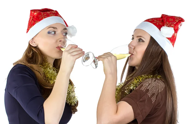 Imagen de mujeres bebiendo con los vasos Fotos De Stock Sin Royalties Gratis