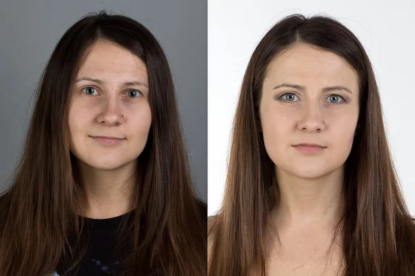 Fotoğraf ile genç kadının makyaj