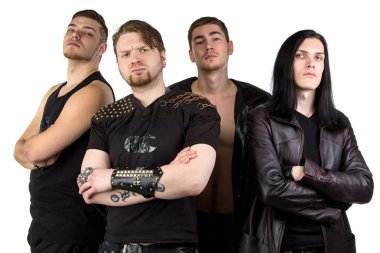 Görüntü metal grubu mans