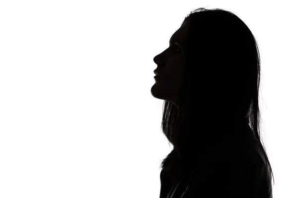 Fotoğrafı profil siluet mans