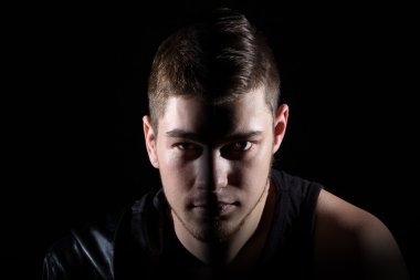 Fotoğraf iki yüzleri bir mans