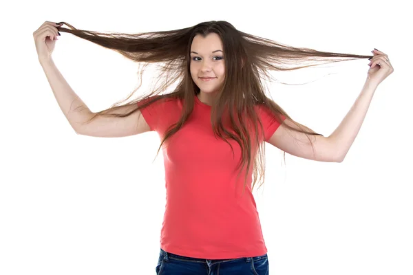 Foto di divertente ragazza adolescente — Foto Stock