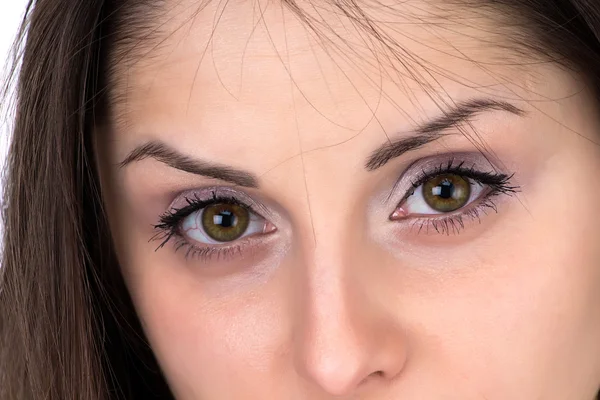 Foto de olhos de mulher com maquilagem — Fotografia de Stock