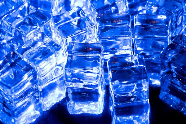 Photo of blue fake ice with shadow — Stock Photo, Image