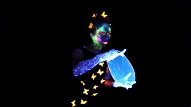 Grup kabarcıklar yapmak kadar aydınlık yapmak kadınla