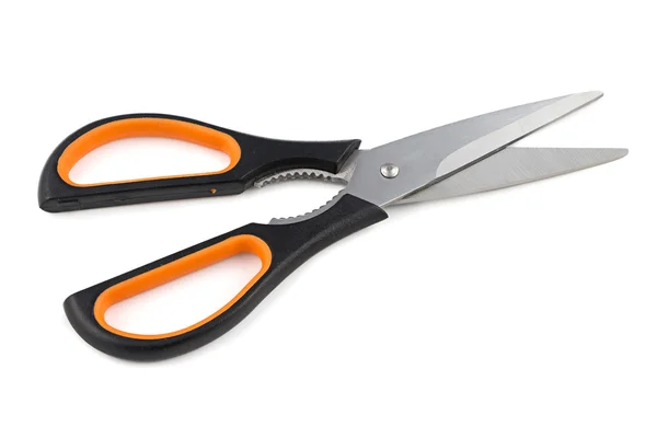 Photo of open kitchen shears — Stock Photo, Image