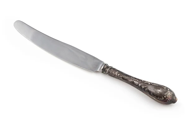古い銀のナイフのイメージ — ストック写真