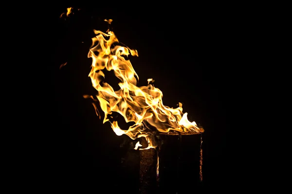 Photo of light flame - fire — Stock Photo, Image