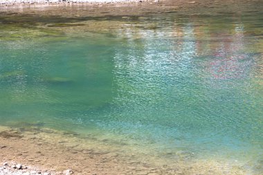 Görüntü turkuaz su göle