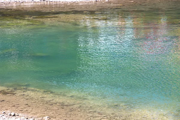 호수에서 이미지 청록색 물 — 스톡 사진