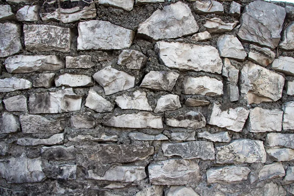 Photo of old grey stone walls — Stock Photo, Image