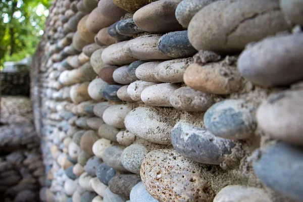 Resim duvar renkli taşlarla döşeli — Stok fotoğraf