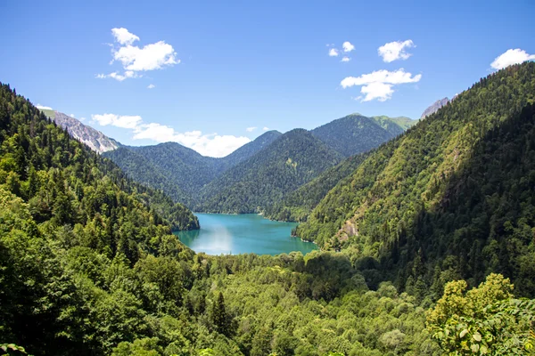 Foto do lago de montanha, paisagem — Fotografia de Stock