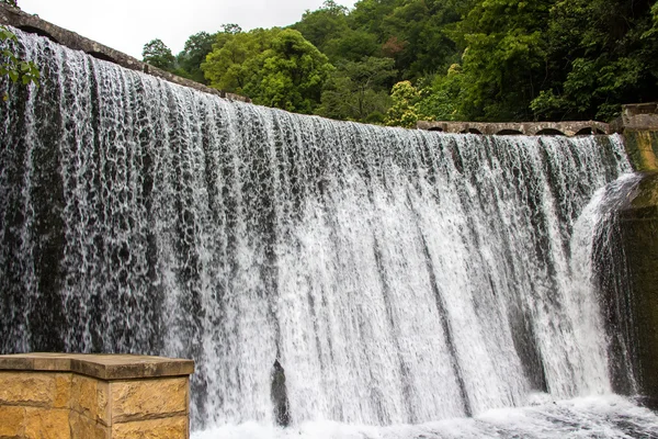 Photo of the waterfall with flowing water — Stock Photo, Image