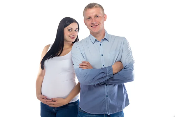 Foto van gelukkig vrouw en man — Stockfoto