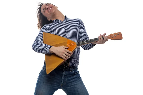 Bailarín con balalaika —  Fotos de Stock