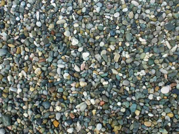 Texture of stones in seaside — Stock Photo, Image