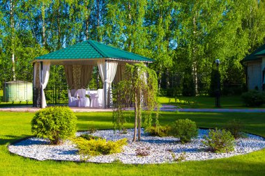 Bower ile yeşil garned