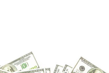 Arka plan altındaki 100 dolarlık
